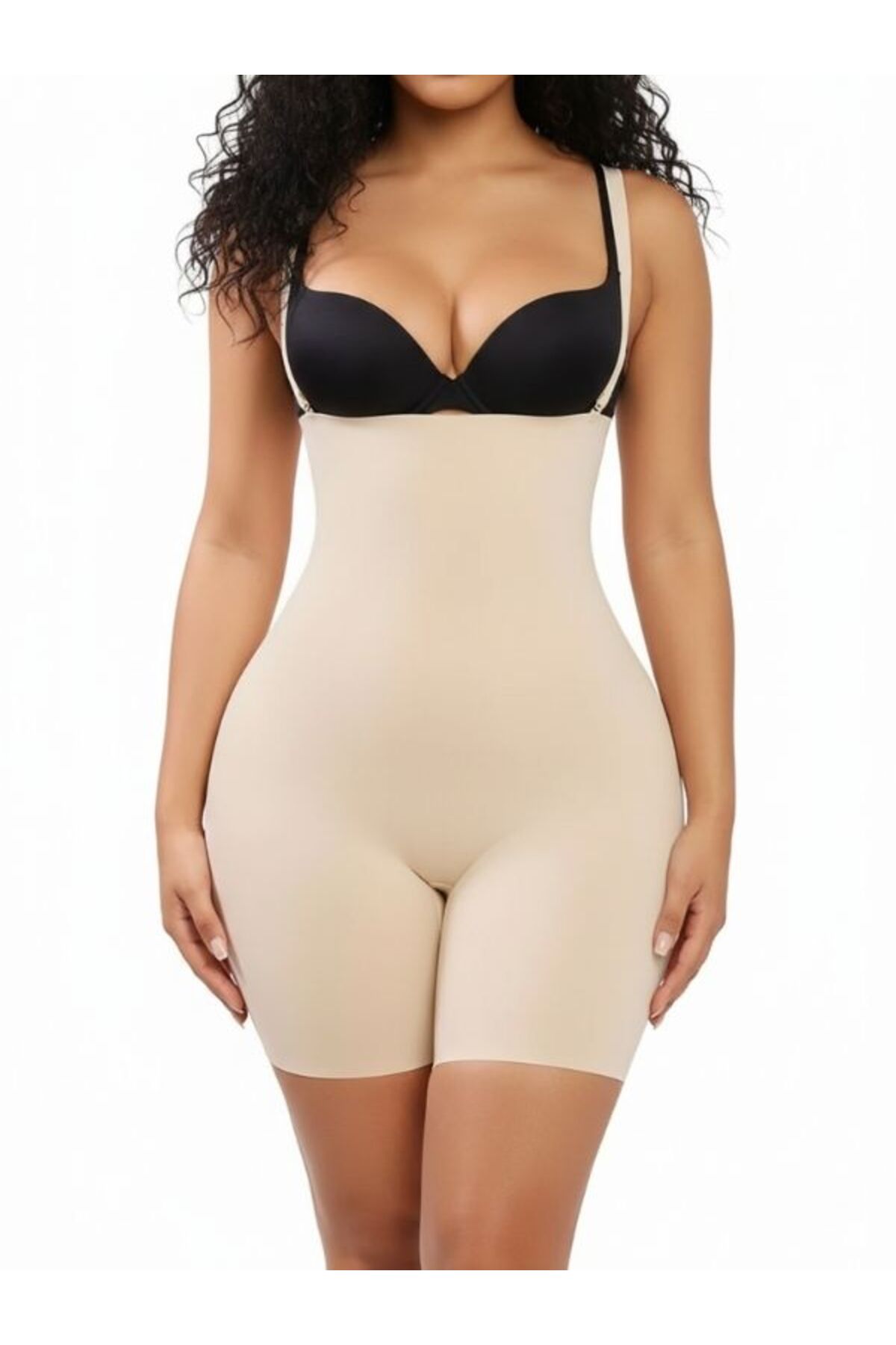 MİSTİRİK Pagliye Model Karın Ve Göbek Toparlayıcı Lazer Slip Korse Ten Renk