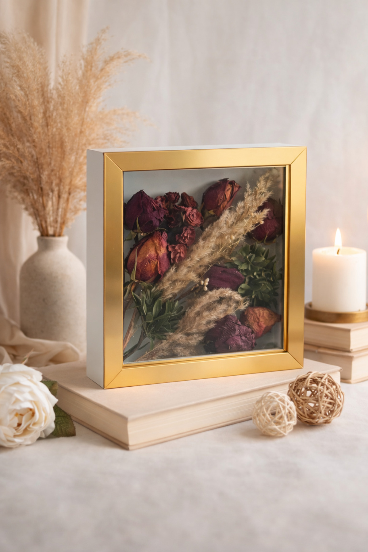20x20x5 cm Memorial Frame! New Fashion Flower Moment Frame!