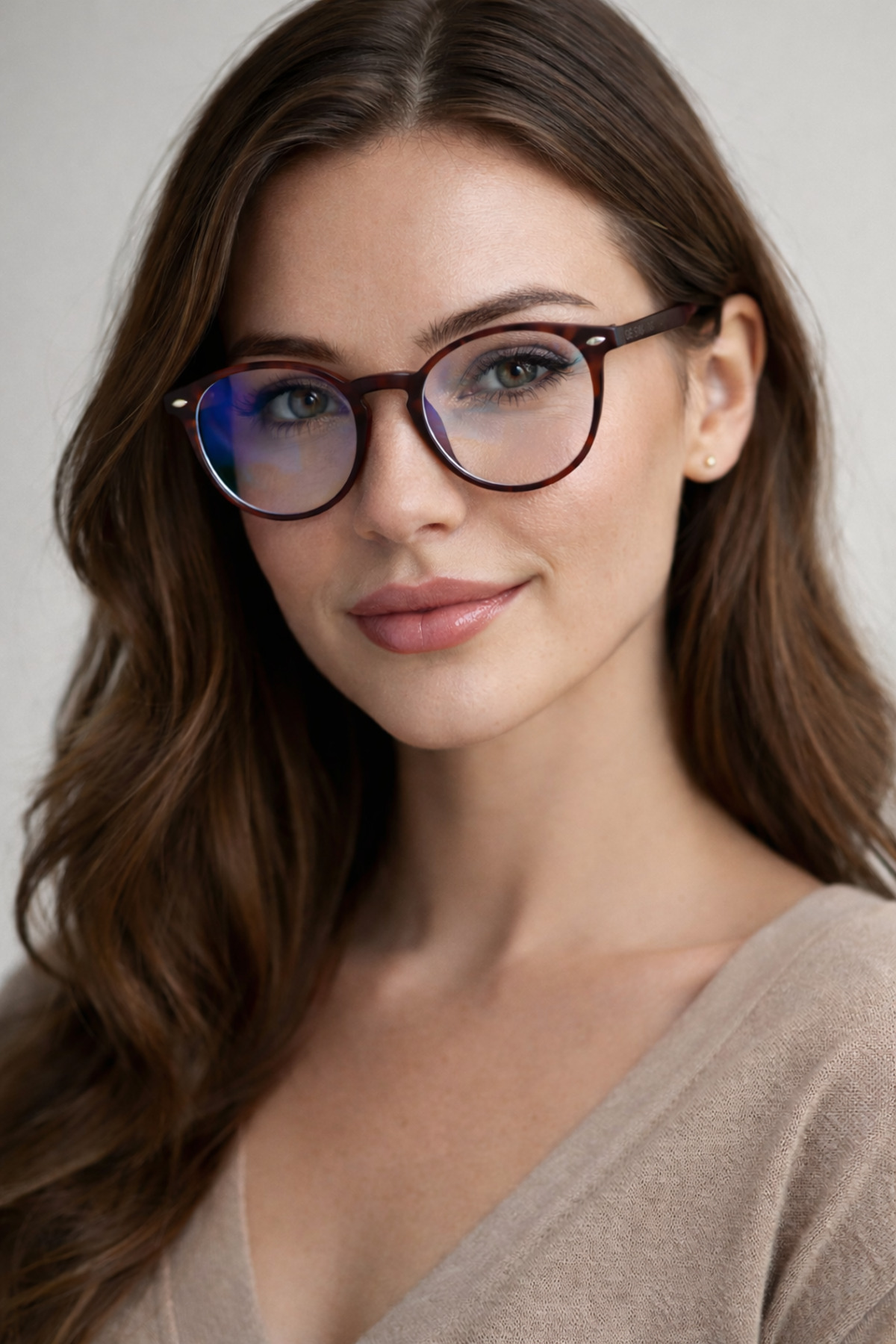 Carlo Matte Leopard Blue Light Protected Computer Screen Glasses