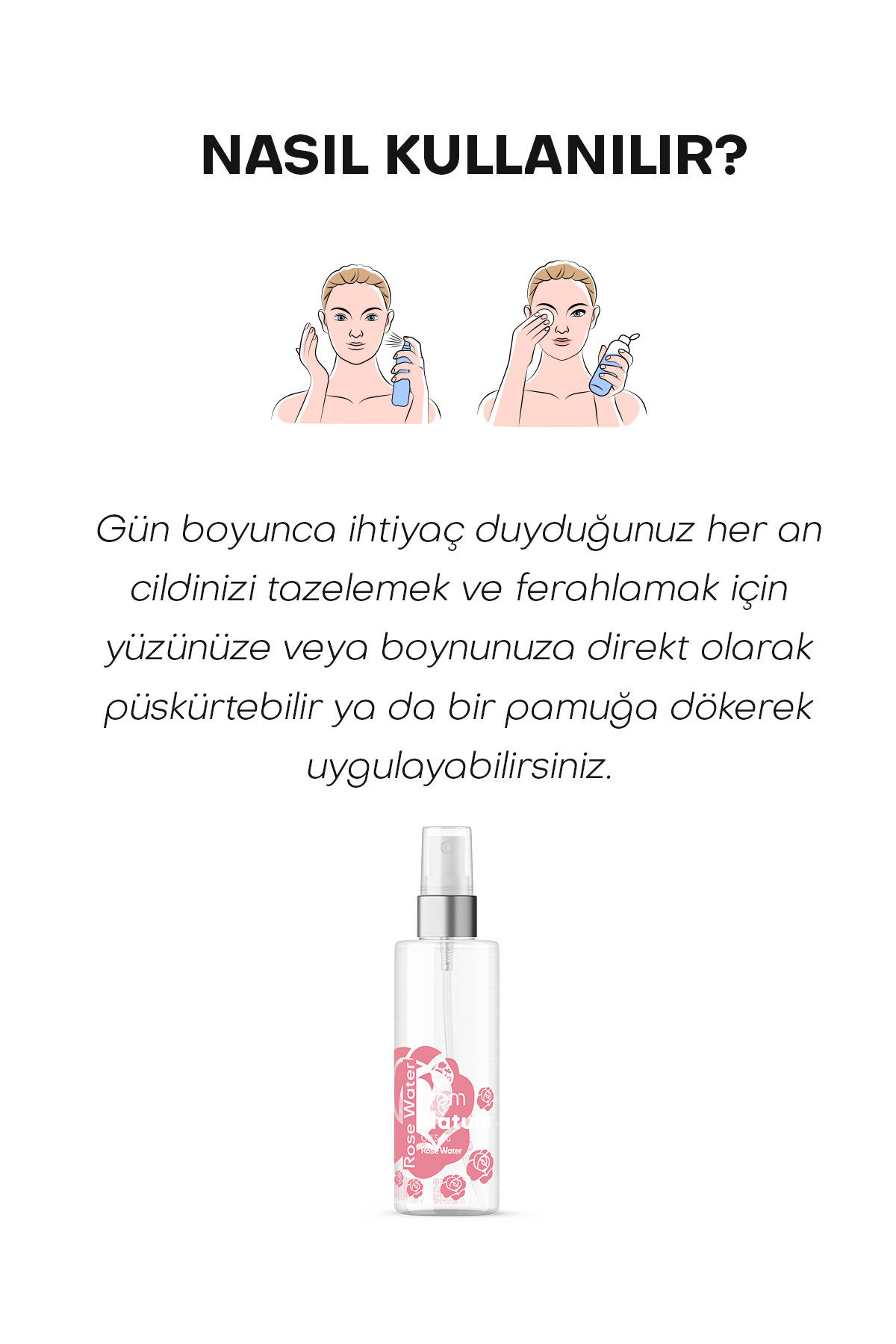 Premium Gül Suyu 200 ml — 8684215391706 — تصویر 4 از 5