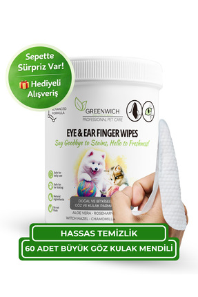 Greenwich Zero Point of Beauty Göz Kulak Çene Pati Büyük Boy Parmak Mendil 60...