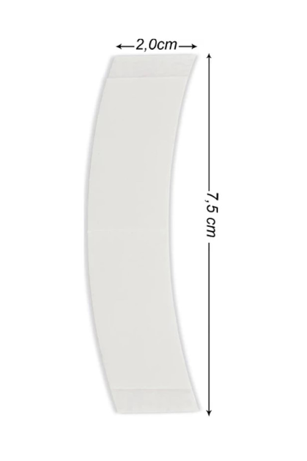 SuperTape Protez Saç Bandı Oval (2cm x 7,5 cm)1 Paket 36'lı — STC — تصویر 3 از 3