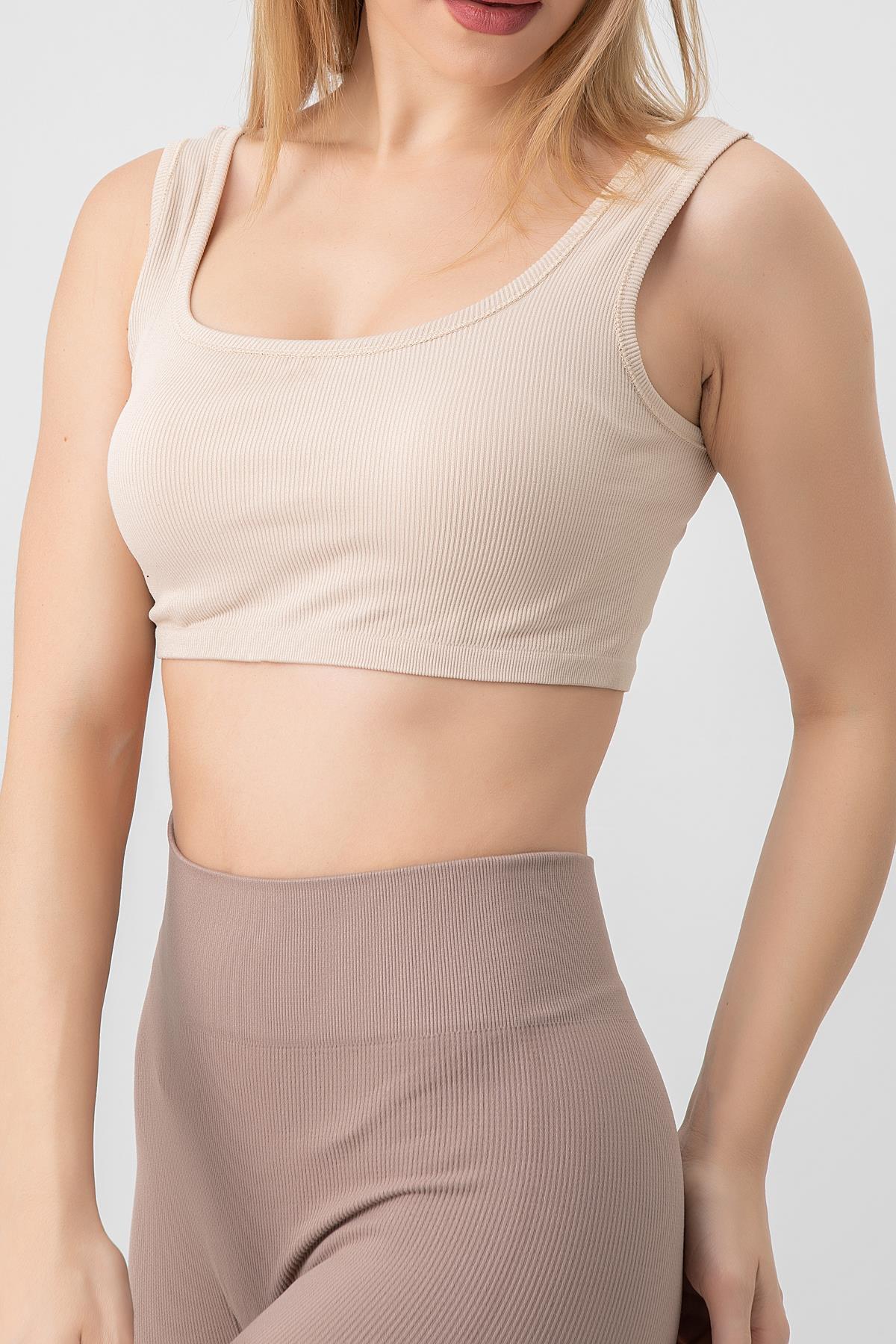 Doremi Seamless Fitilli Spor Sütyeni görsel 7