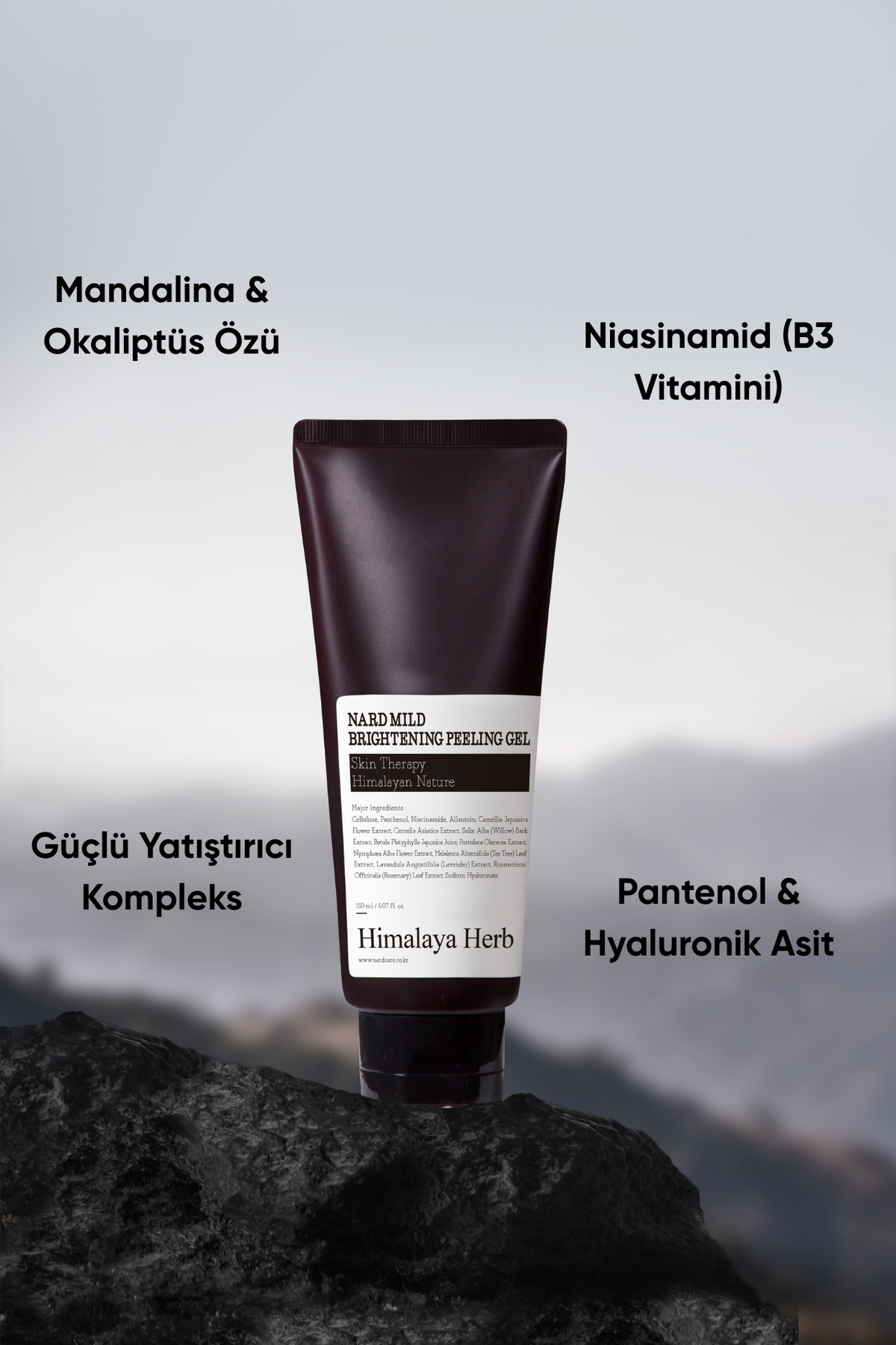 Mild Brightening Peeling Gel-Nard Hassas Ciltler için Aydınlatıcı Peeling Jel 150 ml — NRD150MLPEELGBRI — تصویر 3 از 4