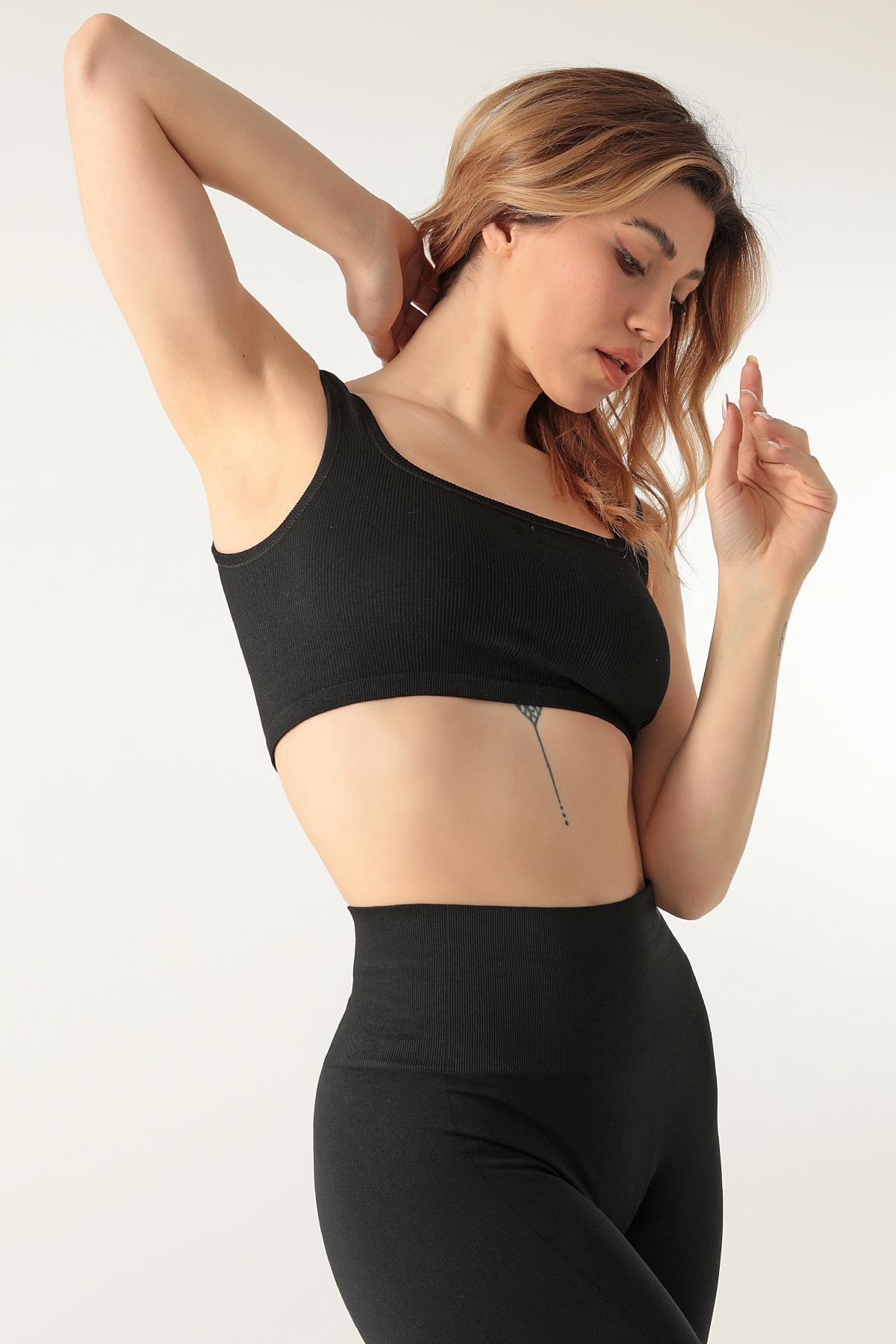 Doremi Seamless Fitilli Spor Sütyeni görsel 5