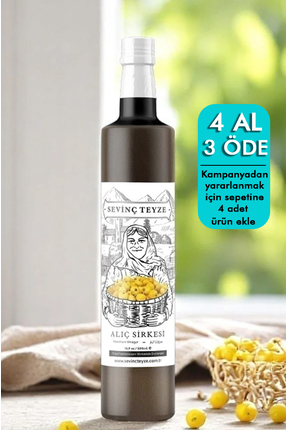 Organik Teyze Sevinç Teyze Doğal Fermantasyon Alıç Sirkesi, Hawthorn Vinegar ...