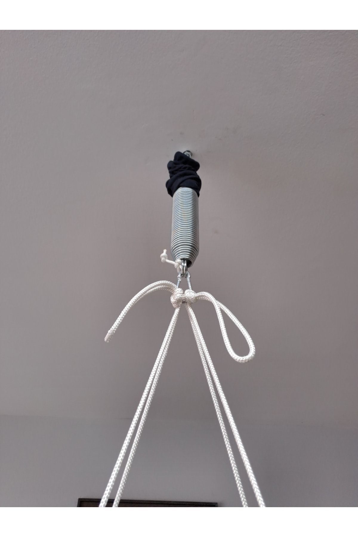 Svava Çizgili Ahşap Yaylı Hoppala Zıp Zıp Hamak, Bebek Salıncak Hamak fotoğrafı 5 (önizleme)