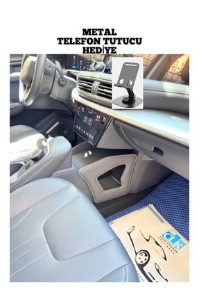 DO deri oto aksesuar TOGG T10X FÜME RENK ORTA KONSOL STANDI