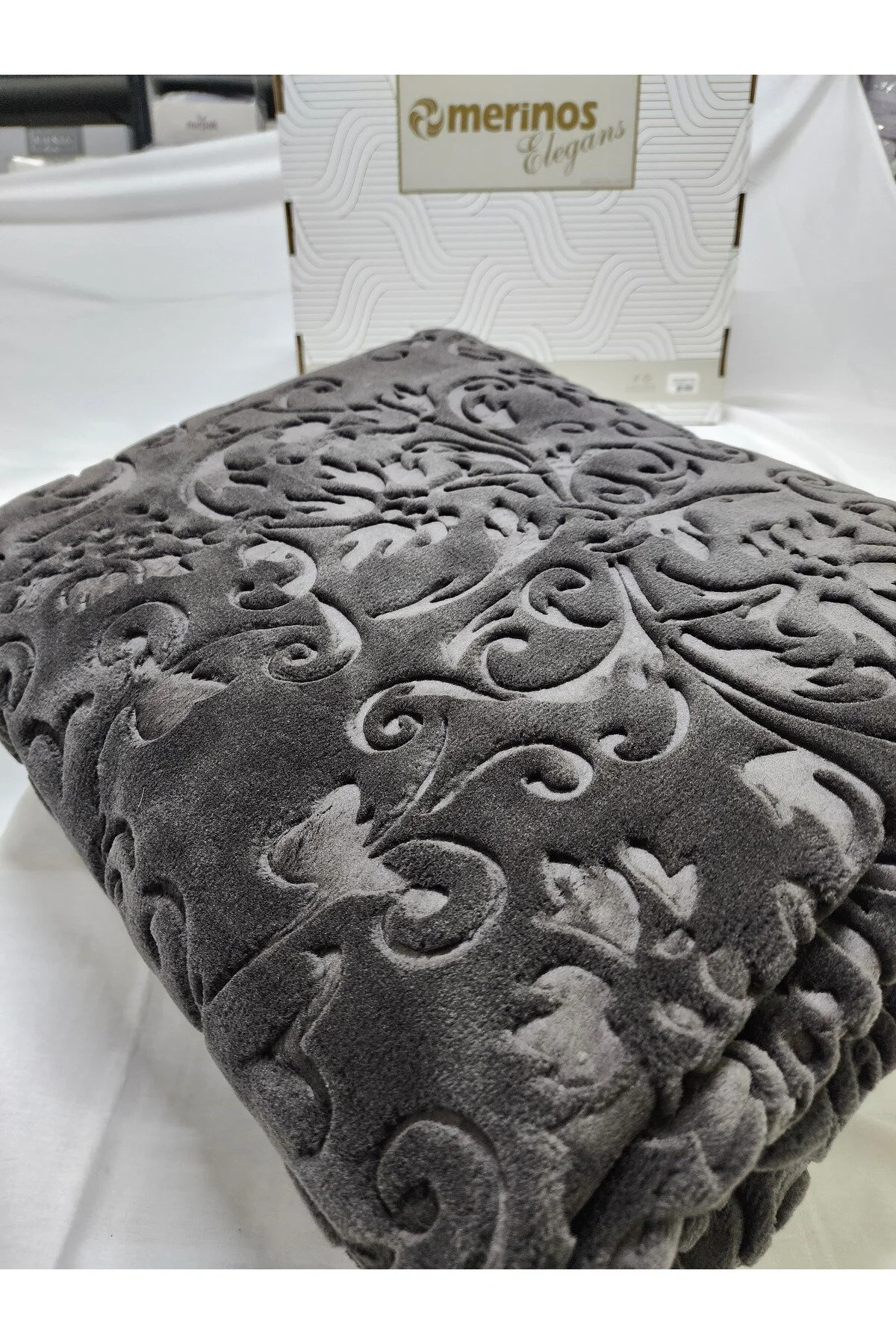 Elegance Double Blanket - Anthracite