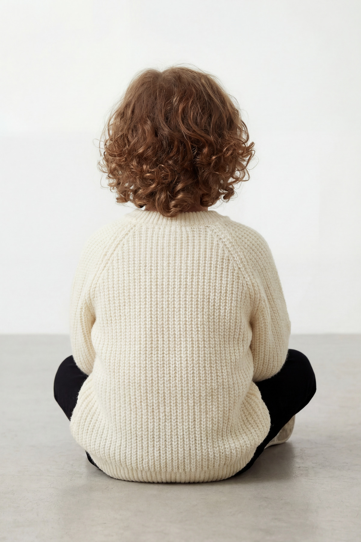 Babily Bebek Çocuk Dikişsiz Premium Triko Kazak Esnek Unisex Yumuşak Kalın fotoğrafı 4 (önizleme)