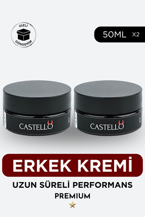Castello 2’Li Erkek Kremi Uzun Süren Deneyim-For Men Premium Cream 100ml