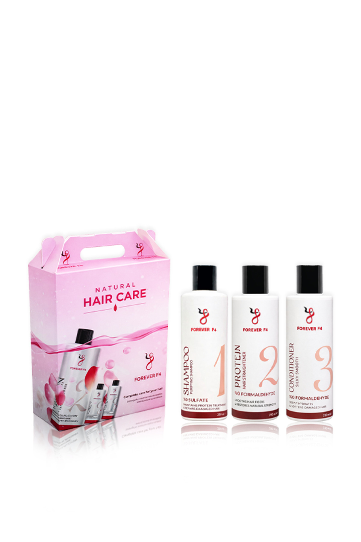 Forever f4 Saç Bakım Seti 250 ml (Protein + Şampuan + Saç Kremi) — TYC7D7EF21E4AFBAE49325300