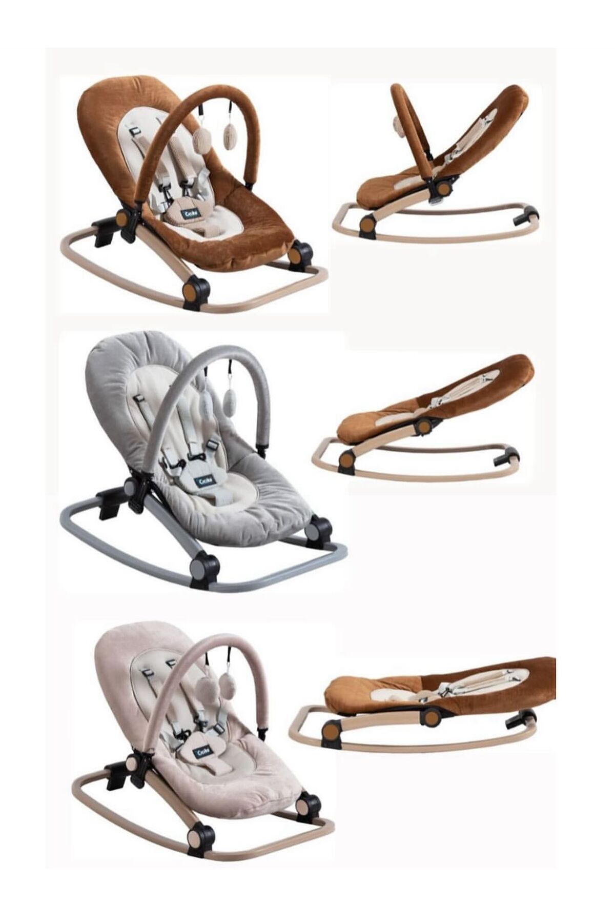 TURHANBEBE 20 Parça Bebek Çeyiz Seti Bebek Arabası Puset Beşik Ana Kucağı Bebek Bakım Çantası 7'Li Tekstil Seti fotoğrafı 4 (önizleme)