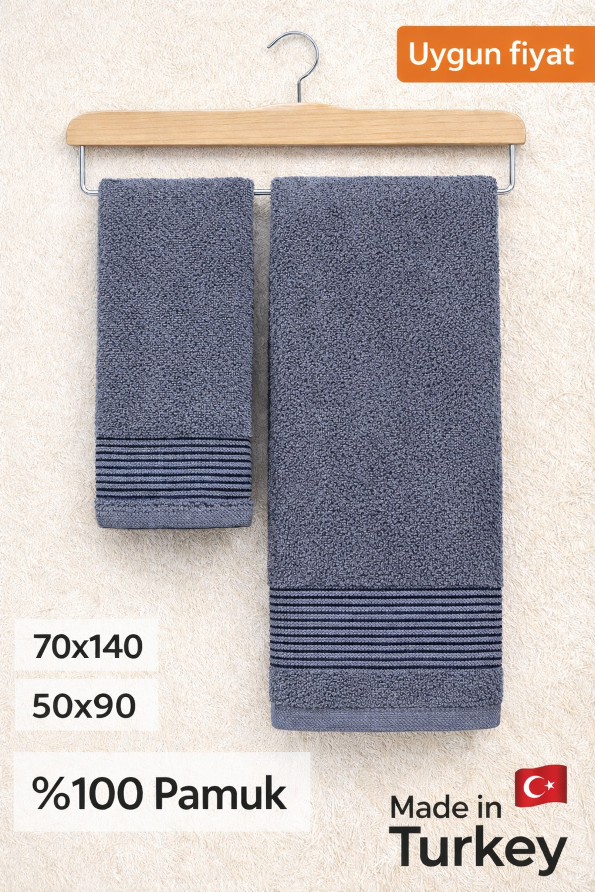 50x90-70x140 CM AMORE BATH 2'Lİ BANYO HAVLU TAKIMI, PLAJ HAVLUSU, HAMAM TAKIMI, ÇEYİZLİK HAVLU, SPA