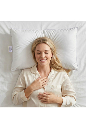 Penelope Tüy Geçirmez Kaz Tüyü Yastık - Dove Firm Serisi