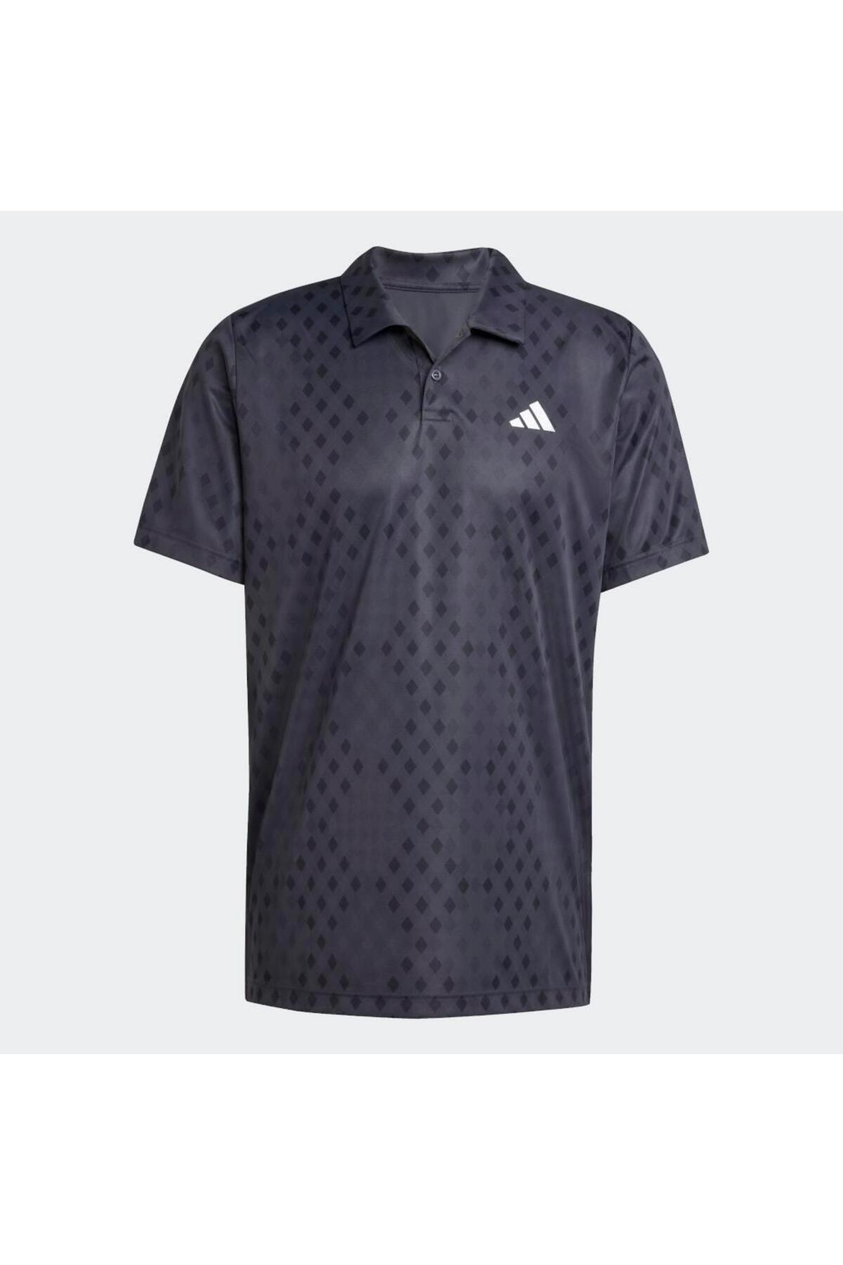 ونس تی شرت مردانه یقه دار گرافیکی Climacool مدل Club Tennis