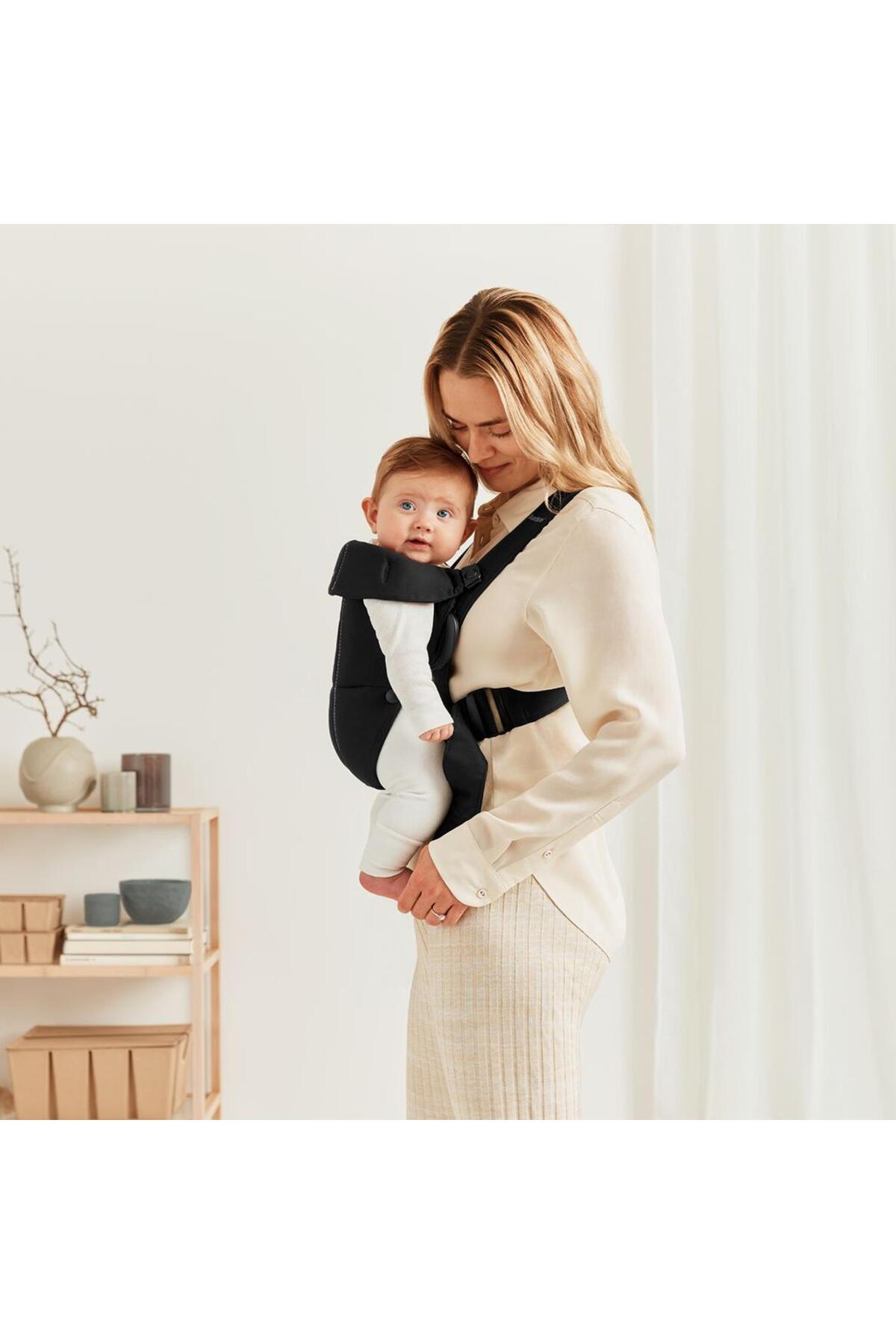 BabyBjörn Kanguru Mini Woven Black fotoğrafı 4 (önizleme)