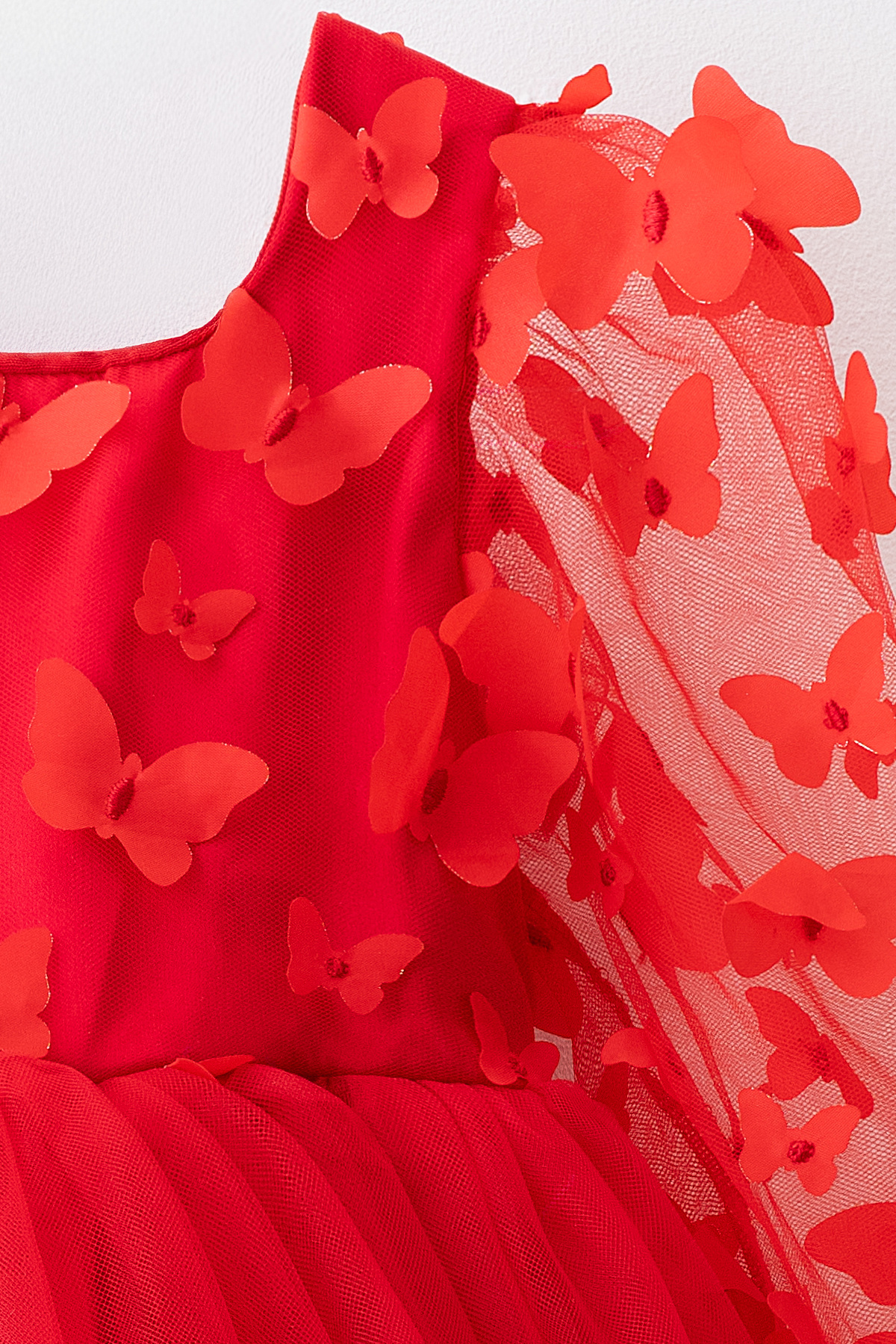 Banamio Lorelai 3D Kelebek Detaylı Tüllü Tütülü Elbise fotoğrafı 2 (önizleme)