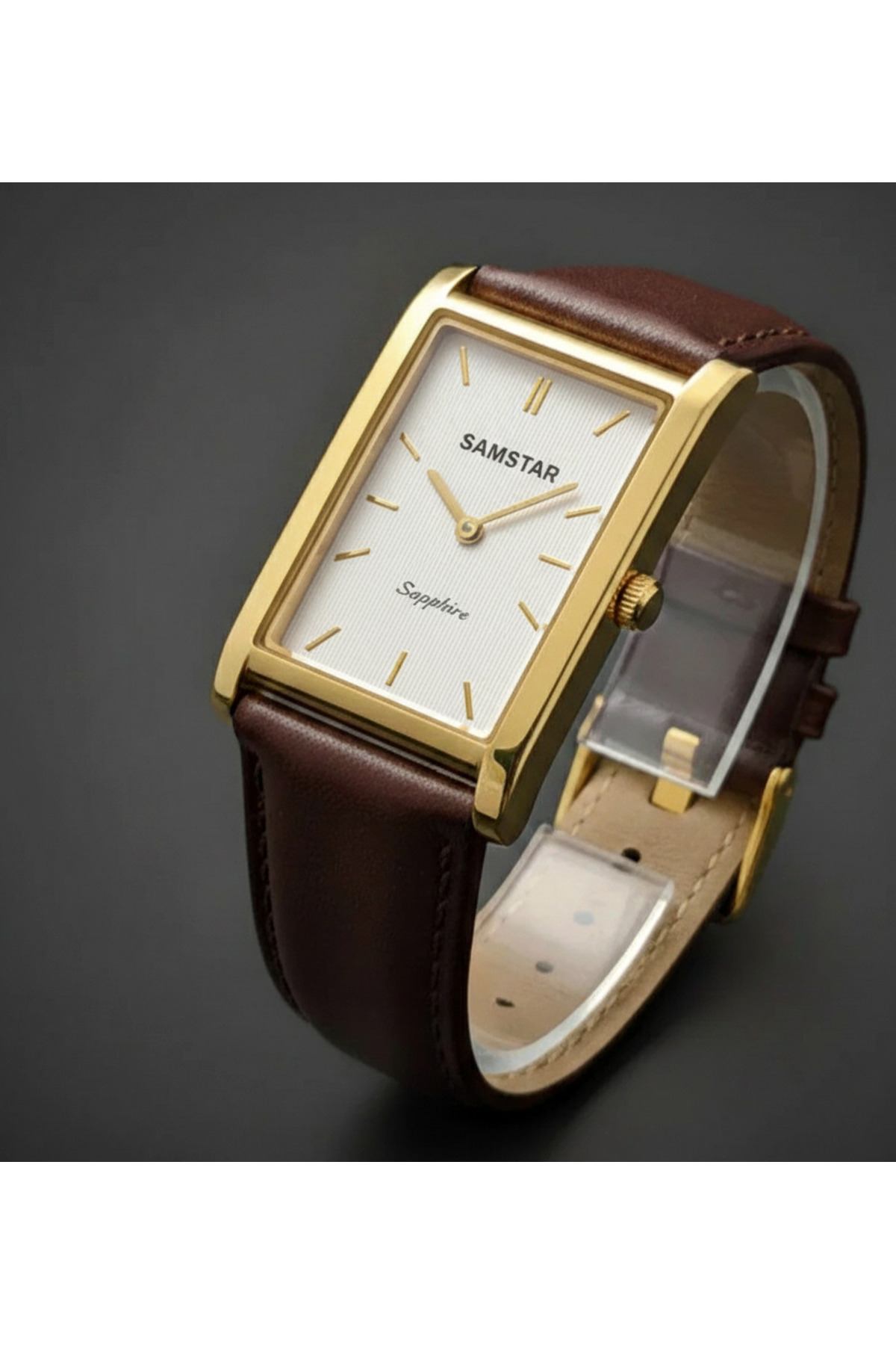 Samstar retro unisex deri kordon kol saati