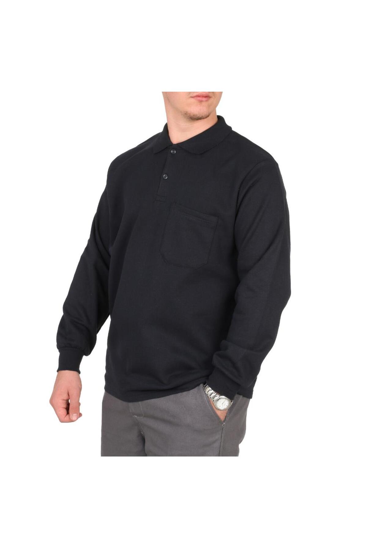ENTWEAR  Polo Yaka Sweatshirt Lacivert