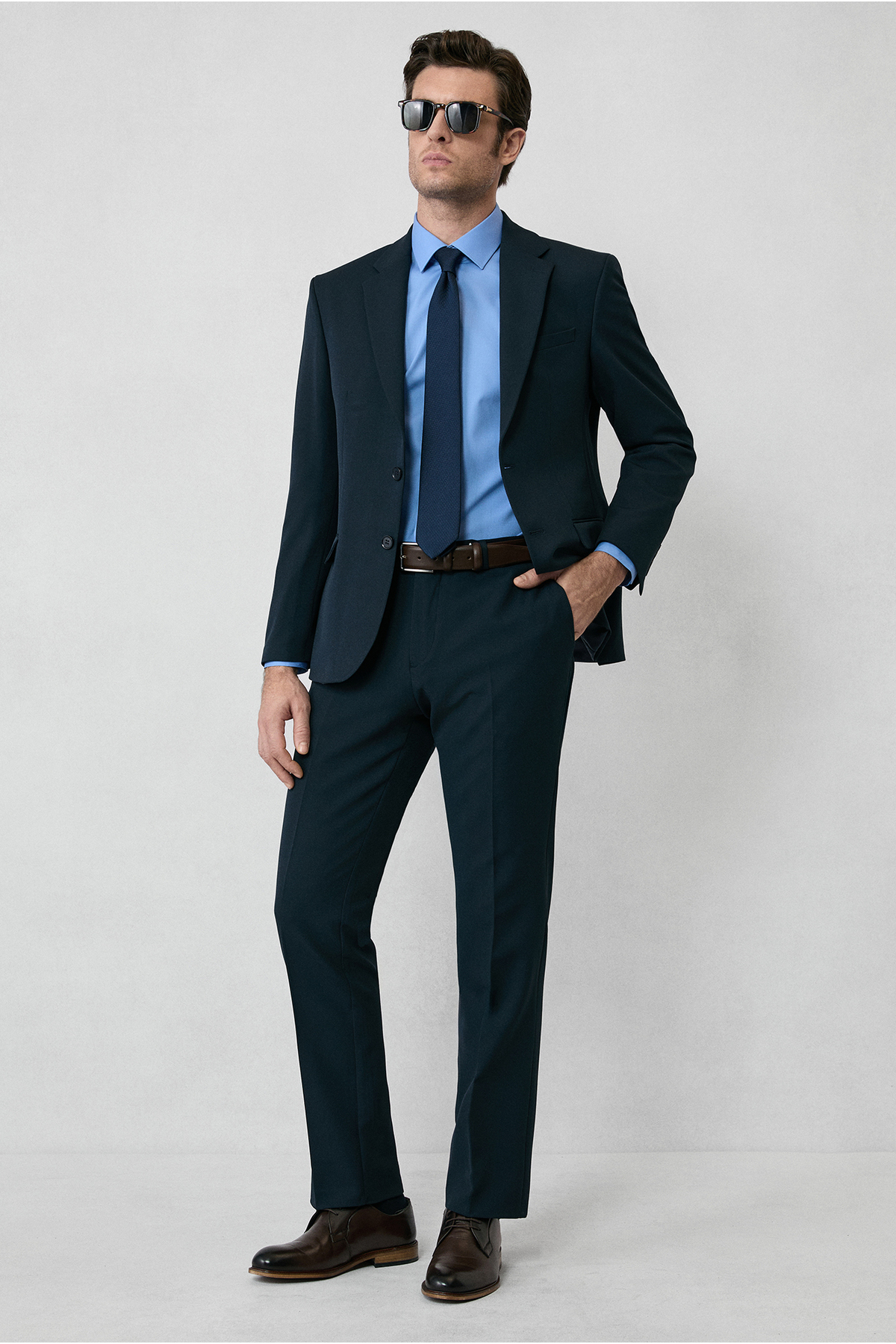 Kiğılı  4 Drop Relaxed Fit Rahat Kesim Mevsimlik Likralı Esnek Takım Elbise