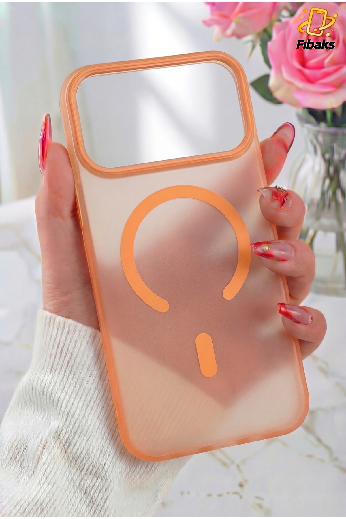 iPhone 17 Pro Case No Fingerprint Thin Matte Transparent Transparent Hard Impact Magsafe