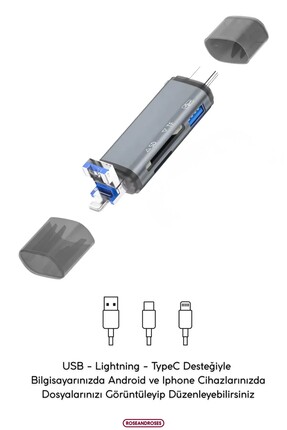 RoseandRoses İOS-Android-PC/Akıllı Telefon ve Bilgisayar Uyumlu Micro SD - TF...