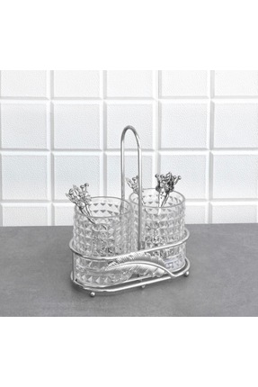 USTAOGLUHOME 2Lİ KRİSTAL KAŞIKLIK