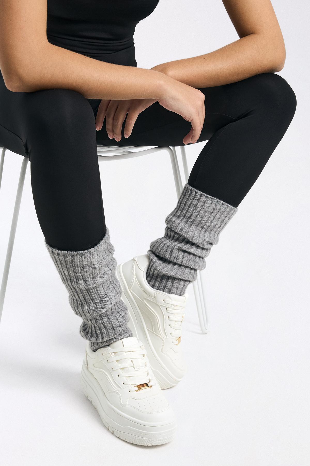 Bershka  Kalın tabanlı spor ayakkabı - Görsel 2