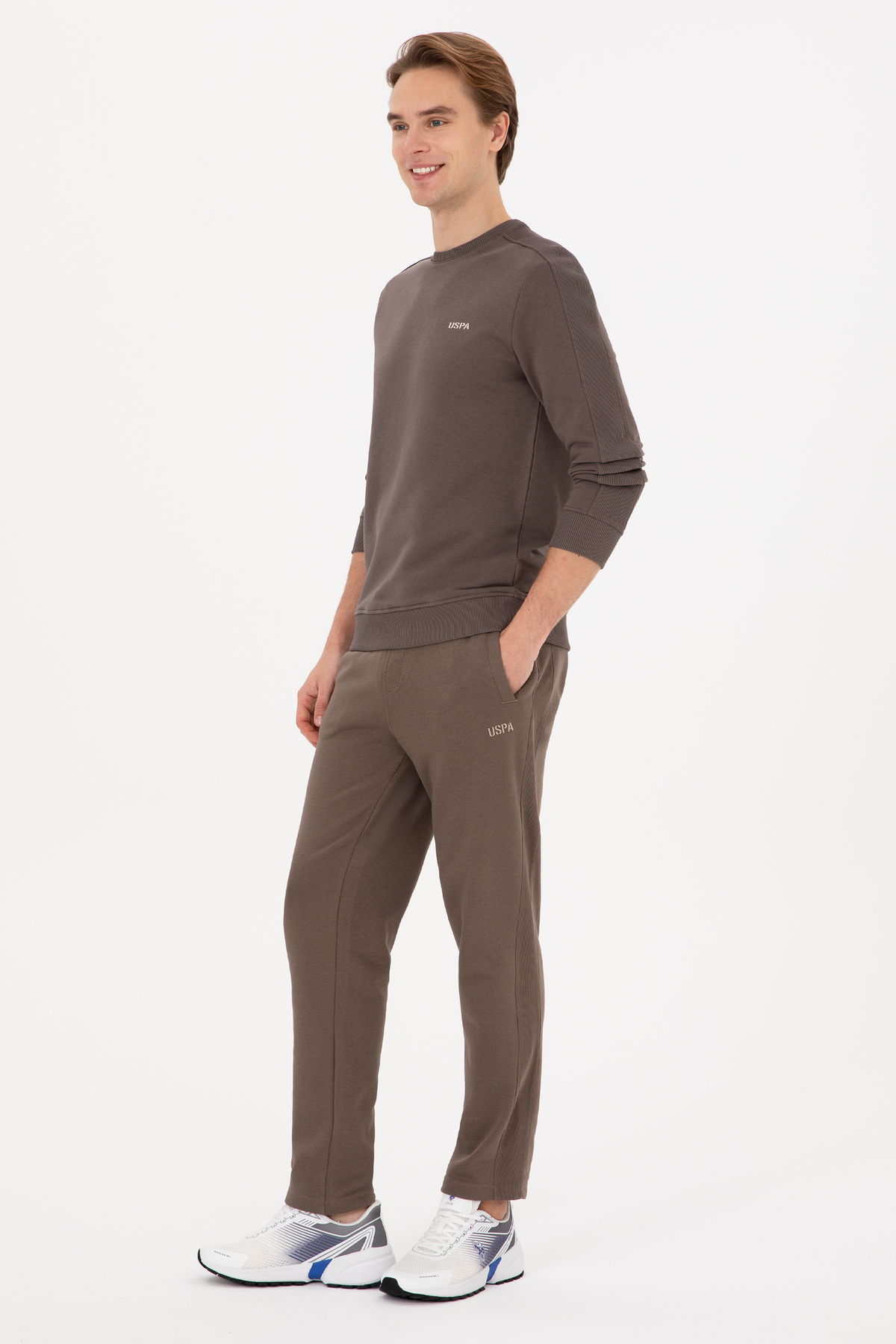 U.S. Polo Assn.  Erkek Vizon Eşofman Altı 50315588-VR052 - Görsel 3