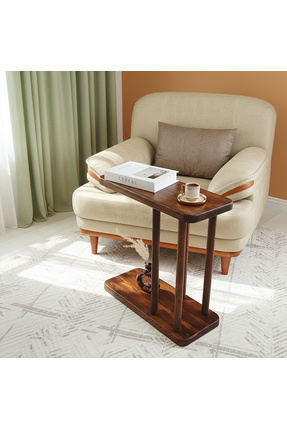 Vera Concept Home Modern Ahşap C Sehpa Koltuk Sehpası Yan Sehpa Zigon Sehpa S...