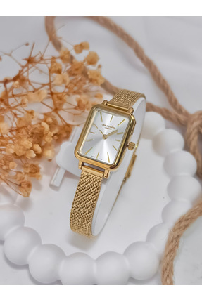 Lee Cooper LC07815 Dikdörtgen 6 Renk Hasır Kordon Kadın Kol Saati