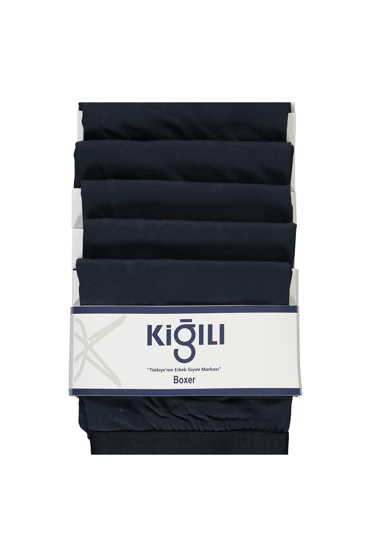 Kiğılı  5'li Pamuklu Likralı Rahat Esnek Boxer Seti - Görsel 2