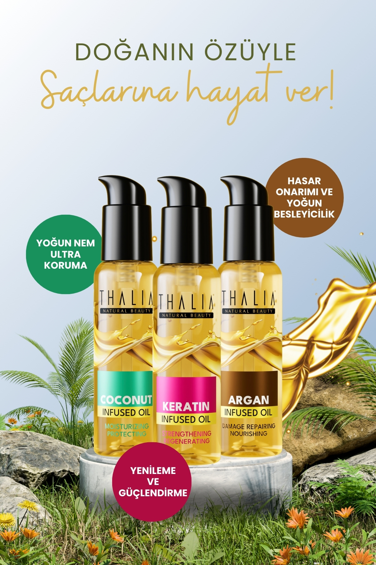 SAÇ BAKIM YAĞI KERATIN 100 ML — 1.1.THA.23094 — تصویر 7 از 7