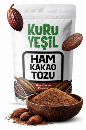 Kuru Yeşil Ham Kakao Tozu – 150 Gr – Çerezlik Hindistan Cevizi Kasesi – Doğal...