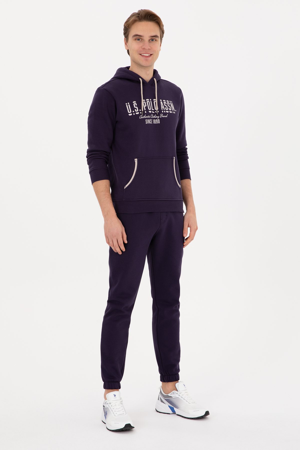 یو اس پولو شلوار راحتی مردانه طرح آلو کد ۵۰۳۱۵۵۳۸-VR۰۷۴