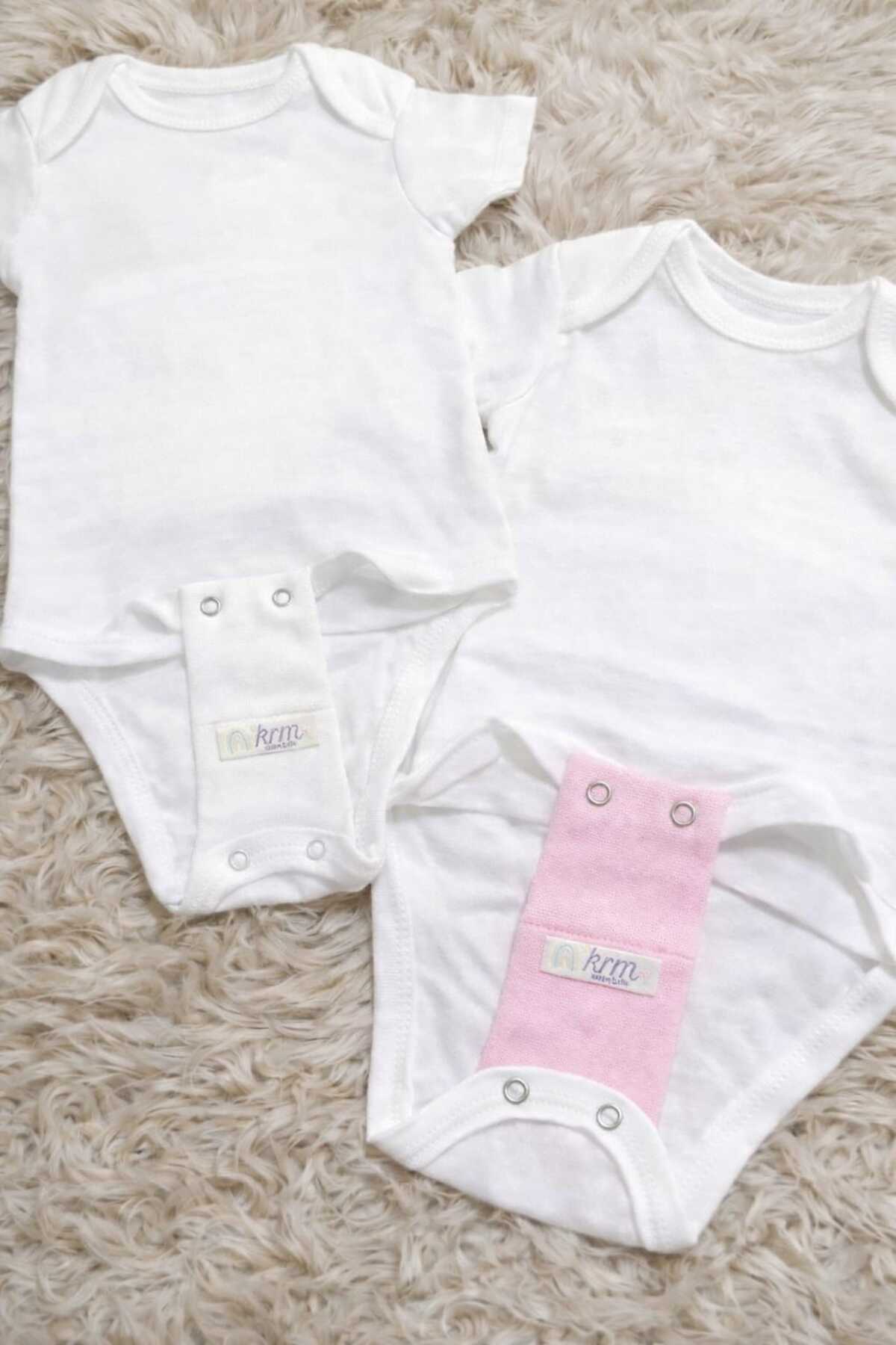 krm kerem bebe 2 Çıtçıtlı Ikili Body Uzatma Aparatı ( 8,5mm ) fotoğrafı 2 (önizleme)