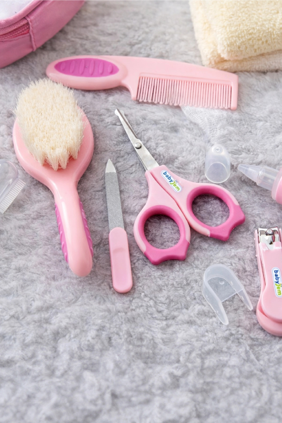 Babyjem Bebek Bakım Seti 7'li /pembe fotoğrafı 5 (önizleme)