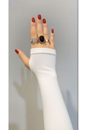 Azade Stil PARMAK DETAYLI, KIŞLIK ,MODAL KUMAŞ İÇ GÖSTERMEYEN YARIM BOĞAZLI L...