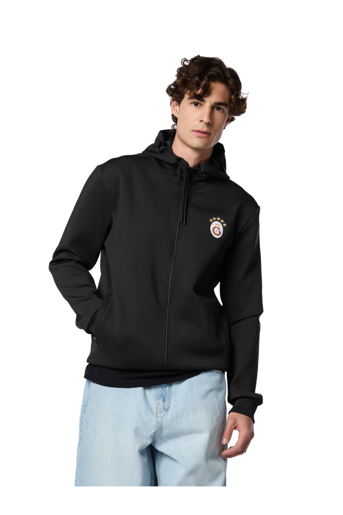 Galatasaray 5 Star Hoodie E251405 — مشکی — تصویر 6 از 8