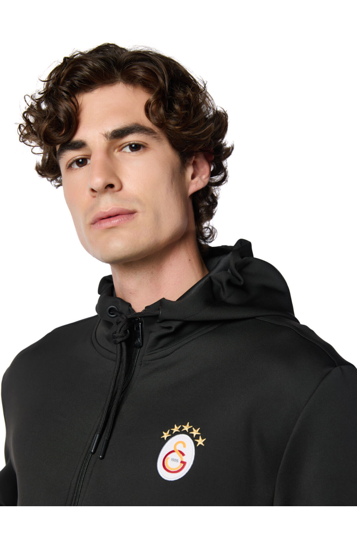 Galatasaray 5 Star Hoodie E251405 — مشکی — تصویر 2 از 8