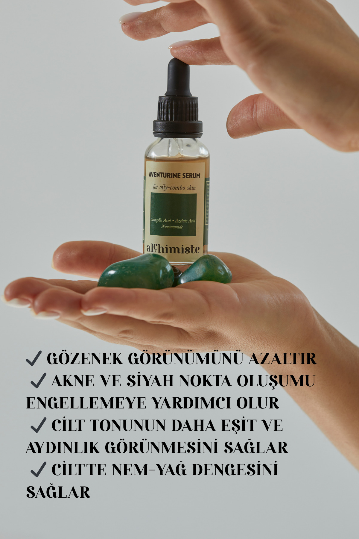 Akne Ve Leke Karşıtı Gözenek Sıkılaştırıcı Aydınlatıcı Serum/Salisilik Azeleik/Tümciltler — TYC00605474049 — تصویر 4 از 7