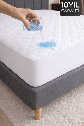 Dream Time Kapitone Fitted Su Sıvı Geçirmez Full Kenar Yatak Koruyucu Alez | ...