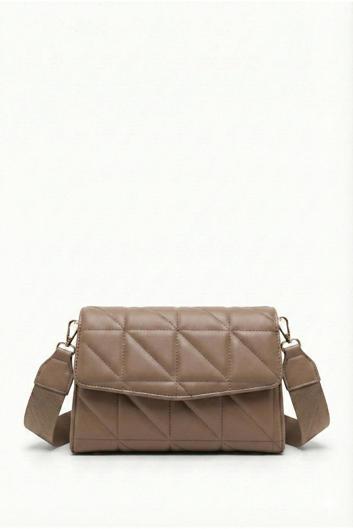 PurpleART Ženski Mink Prošiveno Križ sa podesivim kaišom Torba za rame