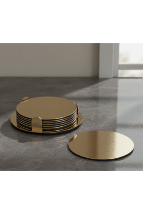 IKEA Glattıs Bardak Altı Pirinç Rengi 98978574545