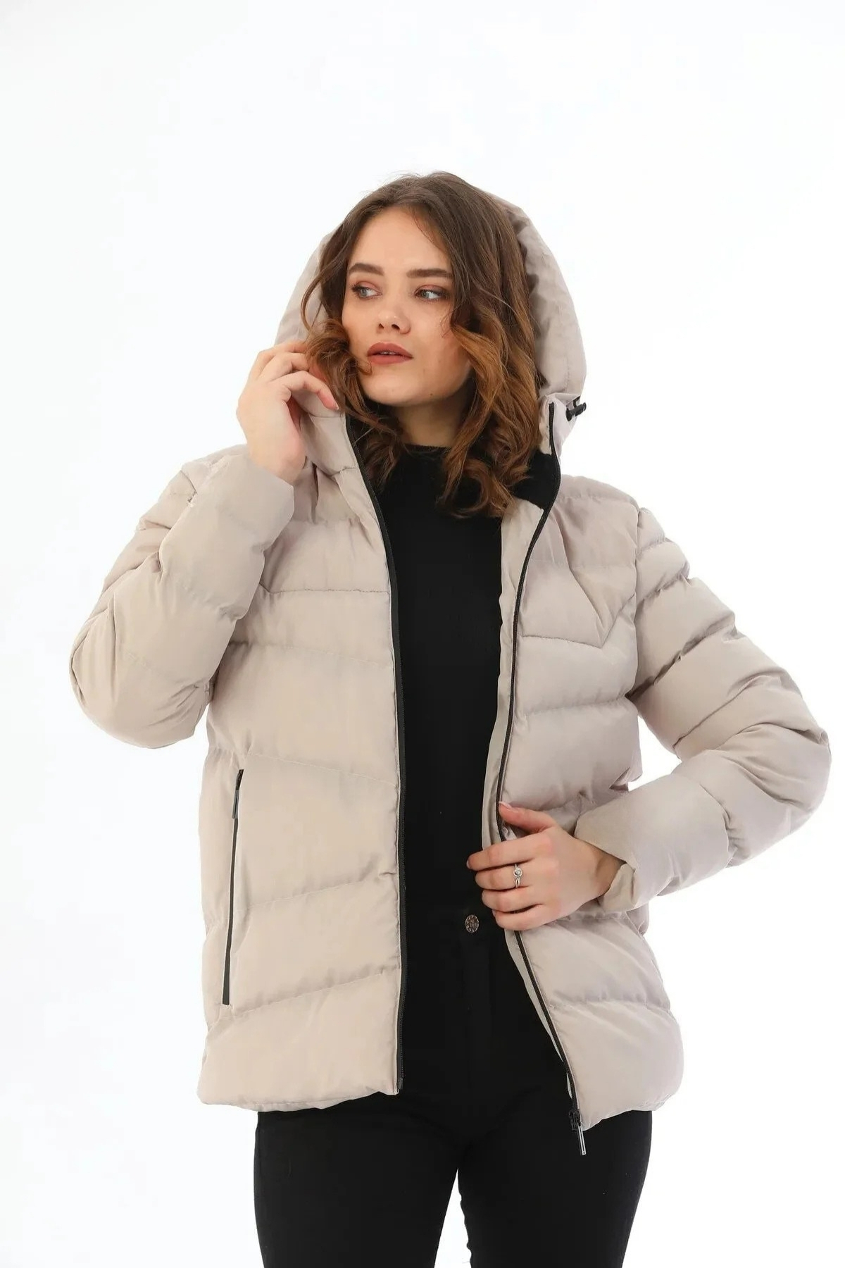 Montland Dámská nepromokavá a větruodolná zimní bunda, kabát a parka s kapucí