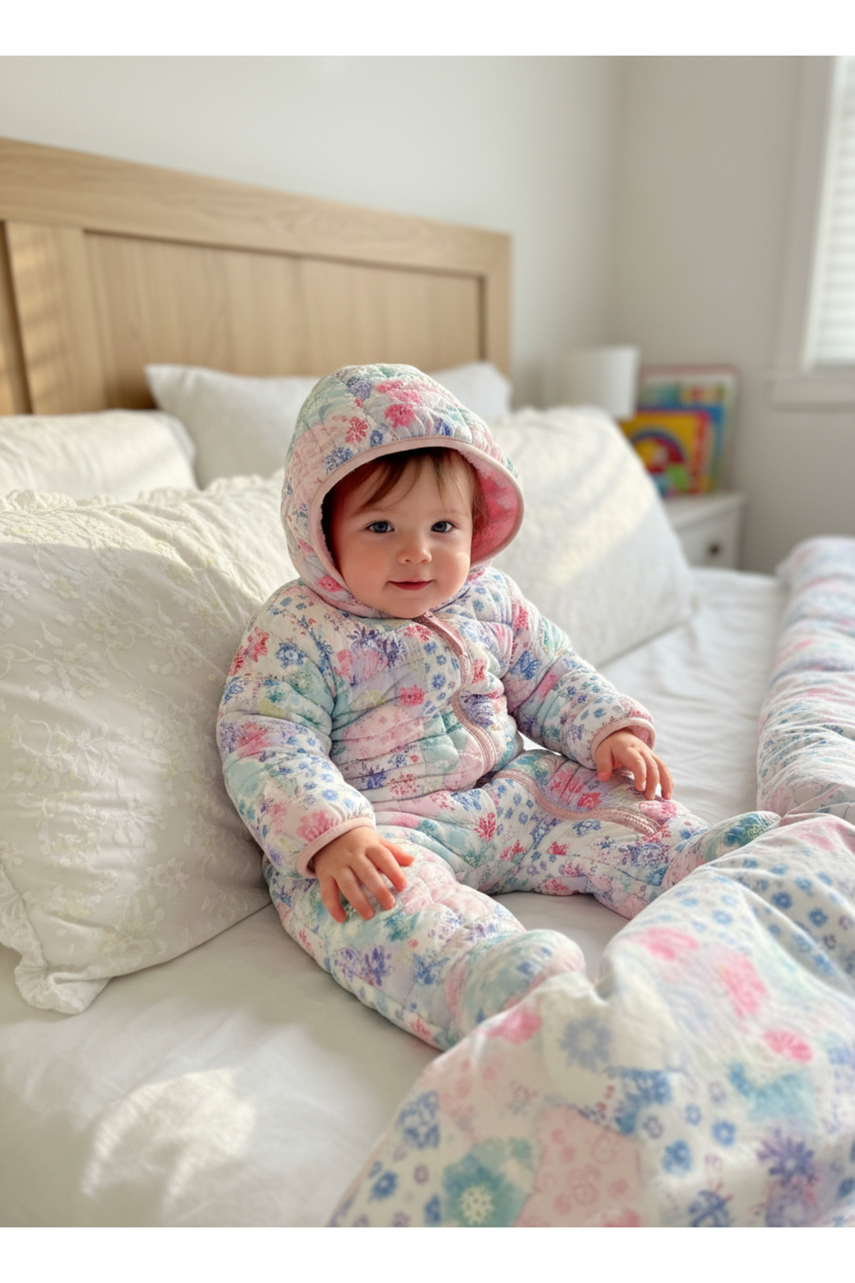 melisam.msg Bebek Tulum Mont İçi Kürklü Kış Sevimli fotoğrafı 3 (önizleme)