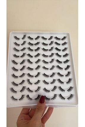 hulyabeauty TAKMA KİRPİK 40 ÇİFT YARIM