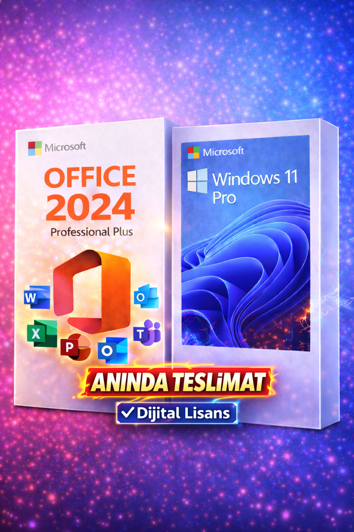 Microsoft Office 2024 Professional Plus + Windows 11 Orjinal