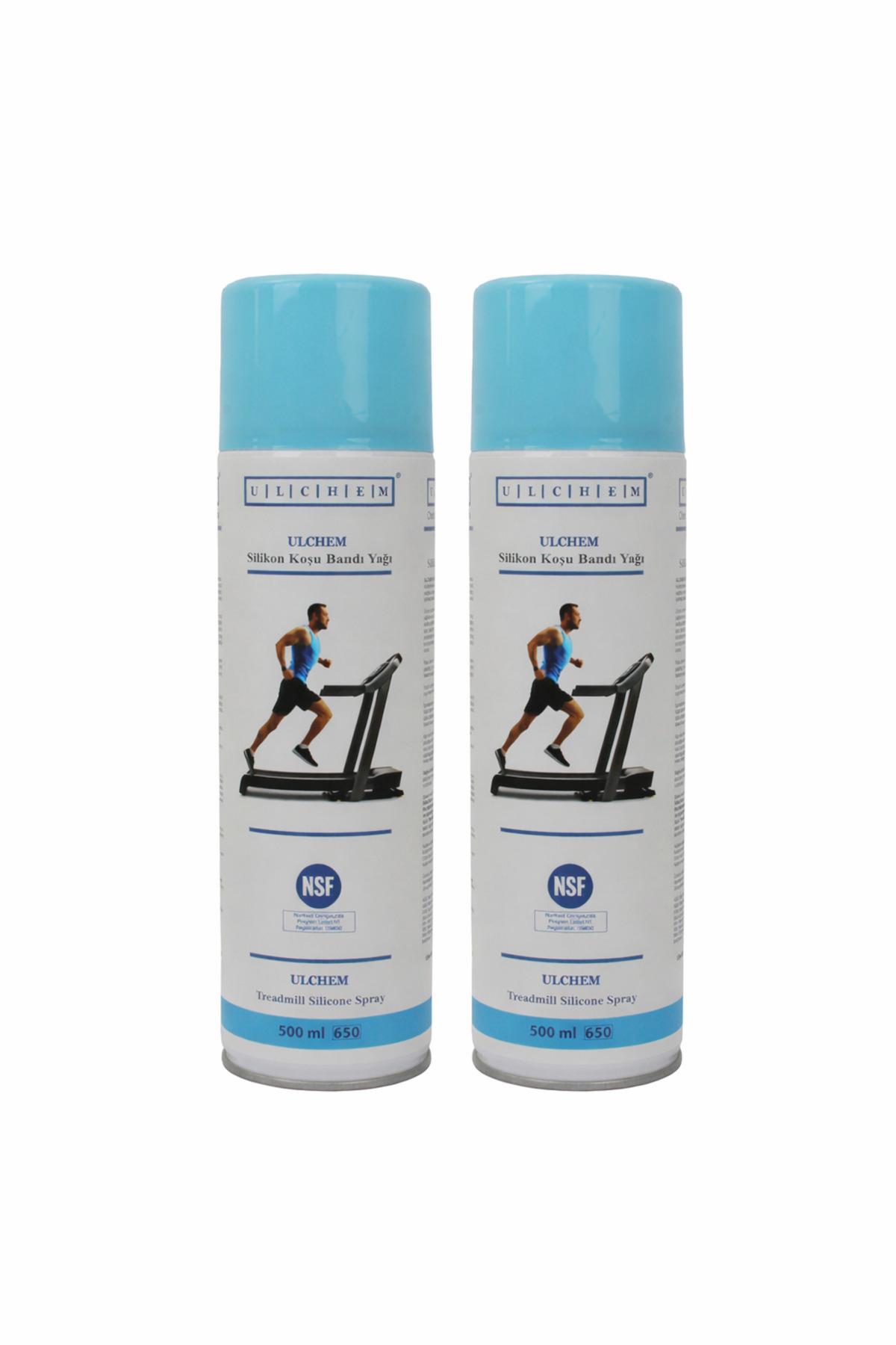 2 Pcs X Silicone Treadmill Oil 500 ml - Treadmill Spray WHITE